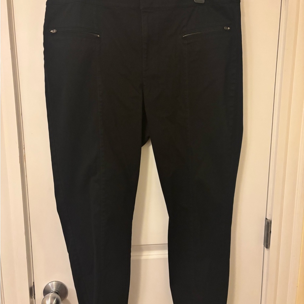 LOFT Outlet Black Skinny Ankle Pants